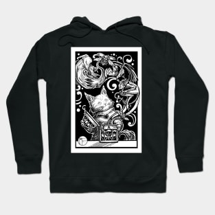 Opening Pandora's Box - White Outlined Version Hoodie